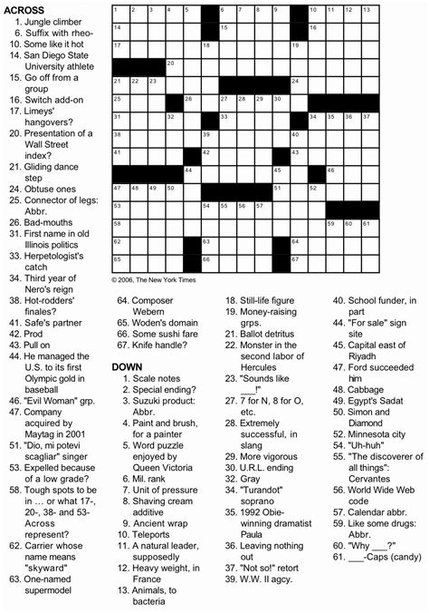 beginner nyt crossword clue